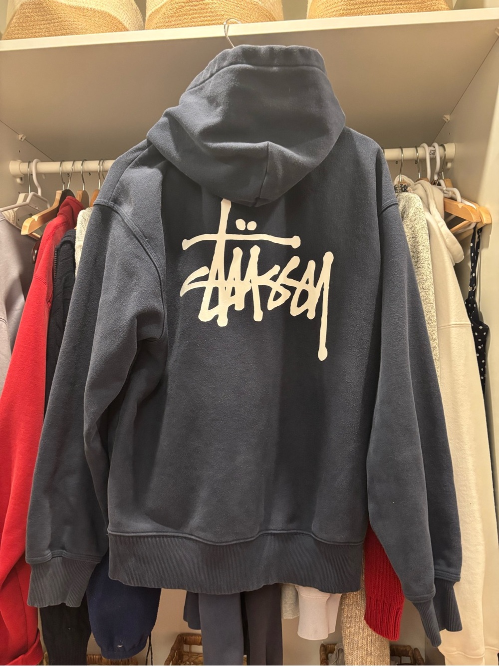 Stussy Navy hoodie - Size medium